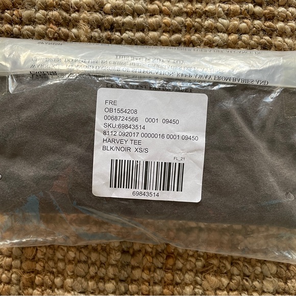 NEW Free People Care FP Harvey Tee In Washed Black - Picture 8 of 16